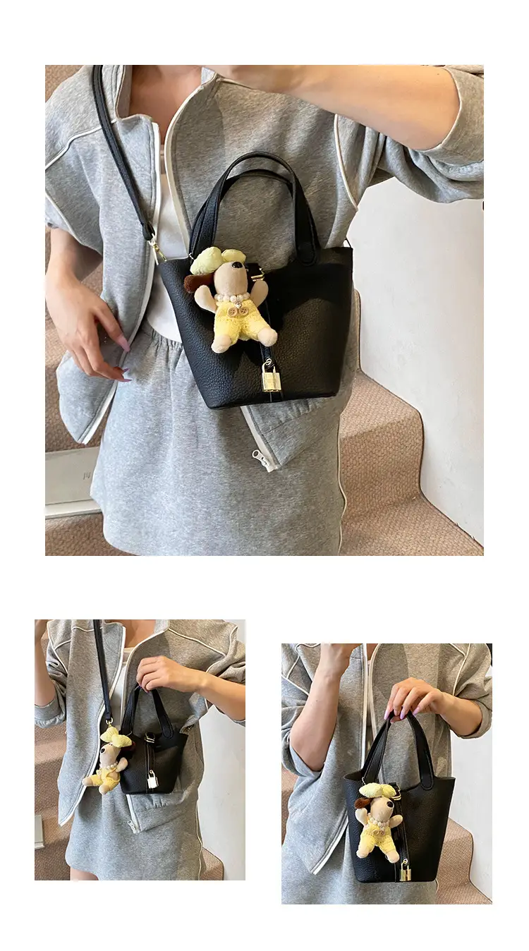 Women's Pink Teddy Bear Crossbody Bag 2025 — feature 9