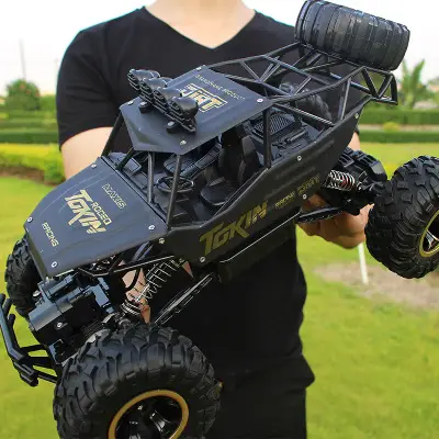 Cross-border Super Large Edition Remote Control Car Alloy Climbing Mountain Bigfoot Four-wheel Drive Remote Control Toy Model Off-road Vehicle Children — feature 13