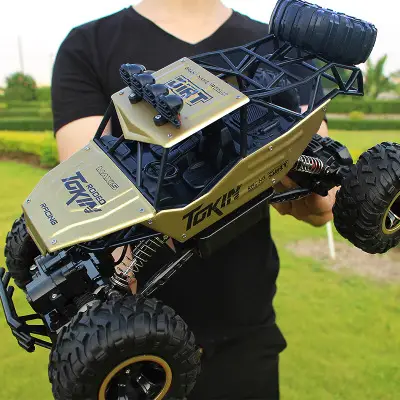 Cross-border Super Large Edition Remote Control Car Alloy Climbing Mountain Bigfoot Four-wheel Drive Remote Control Toy Model Off-road Vehicle Children — feature 14