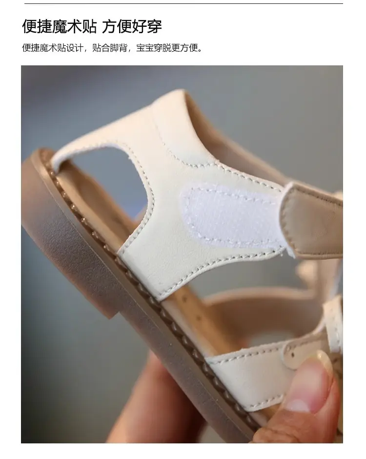 Baby's White Bow Sandals All Match — feature 4