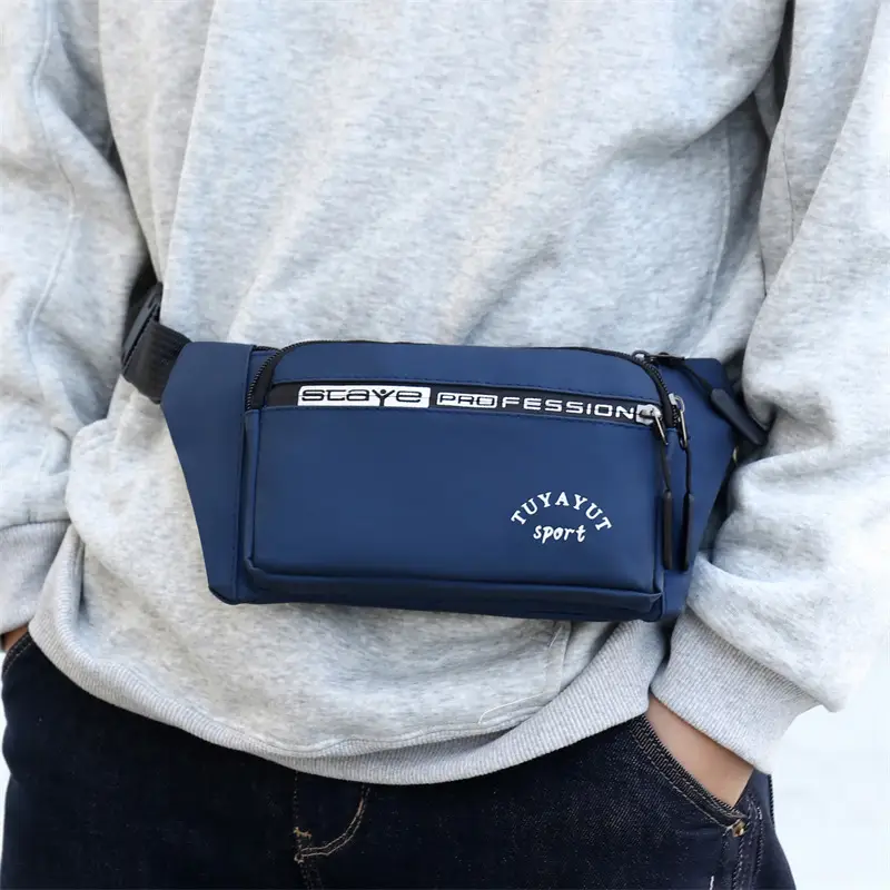 Scaya Fashion Multifunctional Sports Chest Bag Black - Image 8