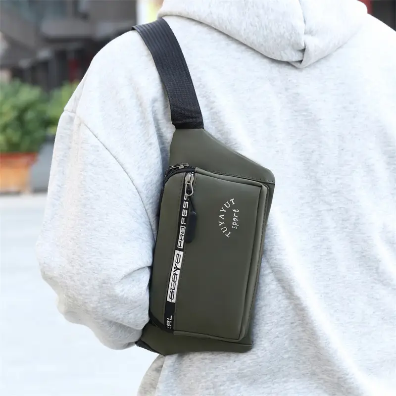 Scaya Fashion Multifunctional Sports Chest Bag Black - Image 9
