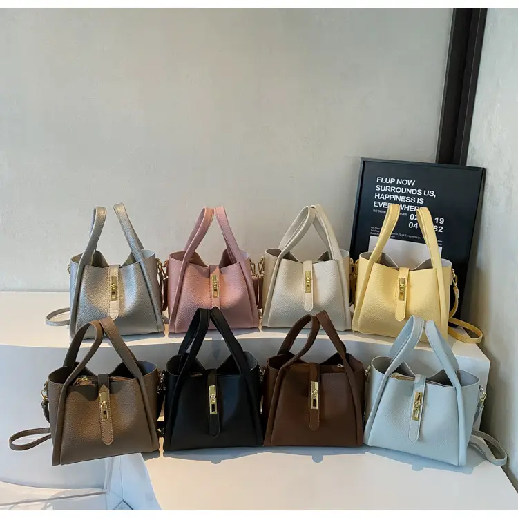 Women's Litchi Pattern Shoulder Bag 2025 New Fashion — feature 18