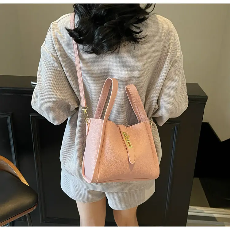 Women's Litchi Pattern Shoulder Bag 2025 New Fashion — feature 24