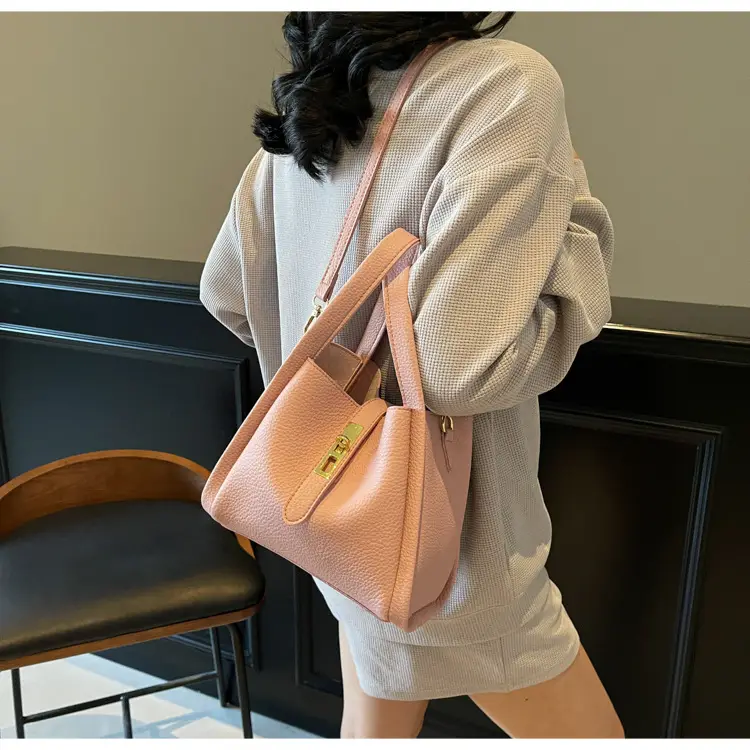 Women's Litchi Pattern Shoulder Bag 2025 New Fashion — feature 25