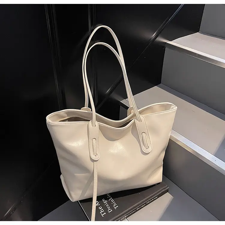 Women's Yellow Leather Tote Bag Large Capacity 2025 — feature 49