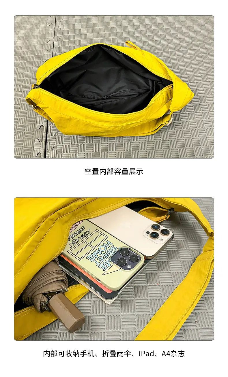 Black Crossbody Backpack for Women Sports Commute — feature 5