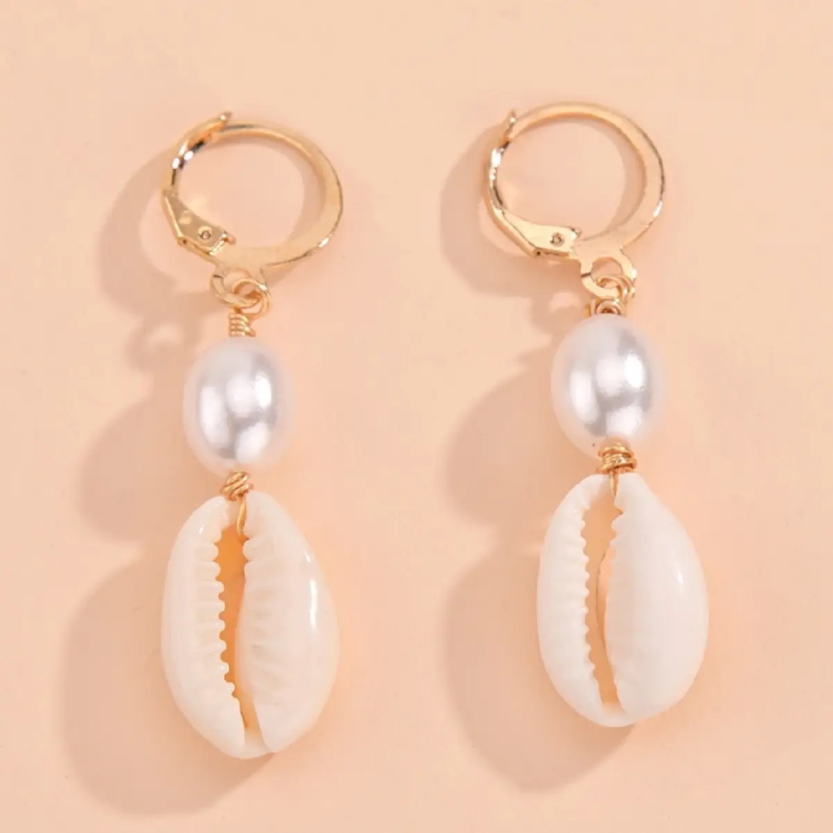 Cross-Country Bohemian Pearl Ear Buckle Jewelry - Image 2