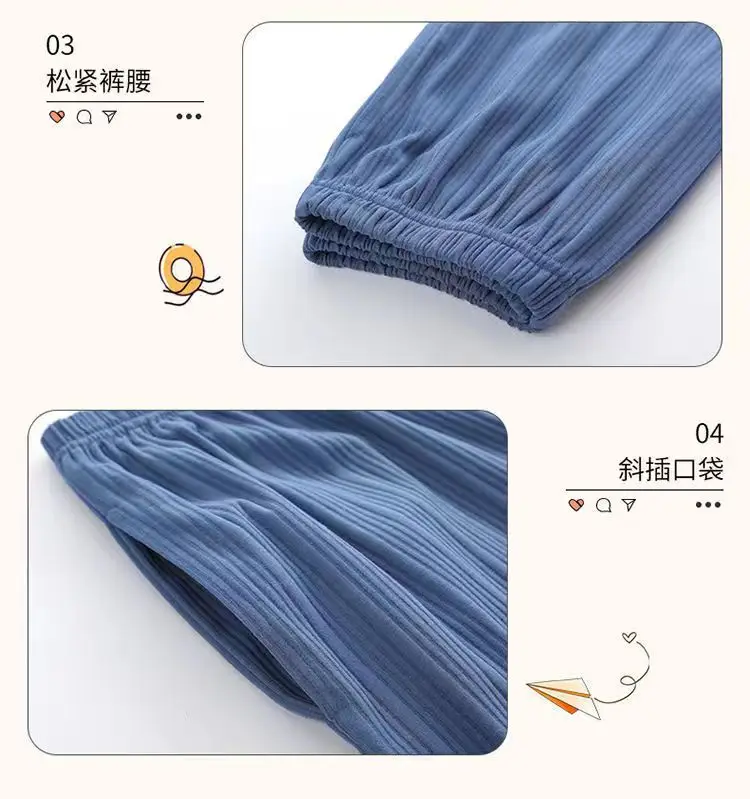 New Summer Pajamas Women's Pure Cotton Short-sleeved Shorts with Chest Pad Pure Cotton Thin Round Neck Cute Dormitory Outer Wear suit — feature 6