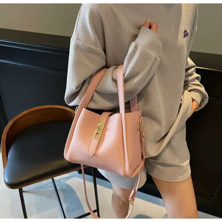 Women's Litchi Pattern Shoulder Bag 2025 New Fashion — feature 20