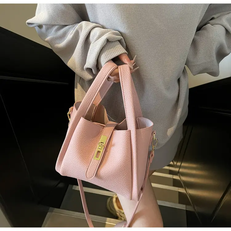 Women's Litchi Pattern Shoulder Bag 2025 New Fashion — feature 21