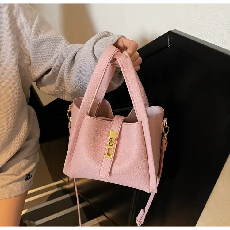 Women's Litchi Pattern Shoulder Bag 2025 New Fashion — feature 23