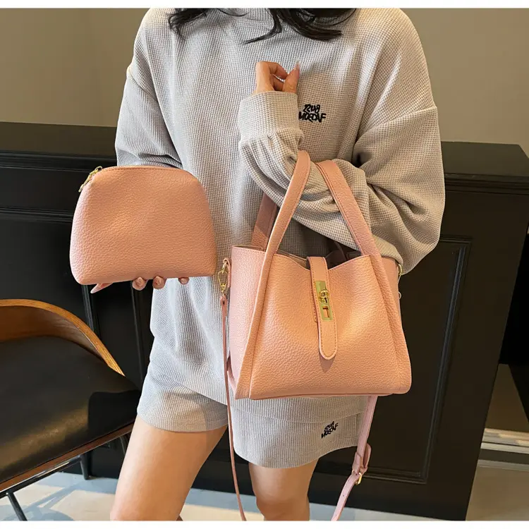 Women's Litchi Pattern Shoulder Bag 2025 New Fashion — feature 28