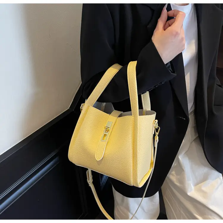 Women's Litchi Pattern Shoulder Bag 2025 New Fashion — feature 46