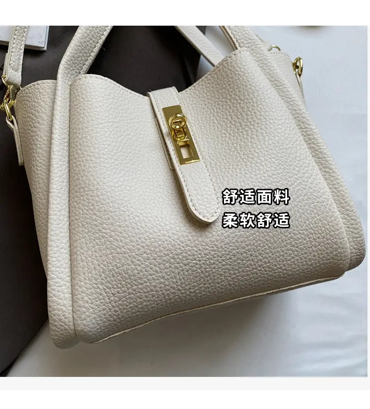 Women's Litchi Pattern Shoulder Bag 2025 New Fashion — feature 7