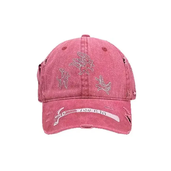 American Retro Embroidered Caps for Men Spring Summer Wear - Image 8