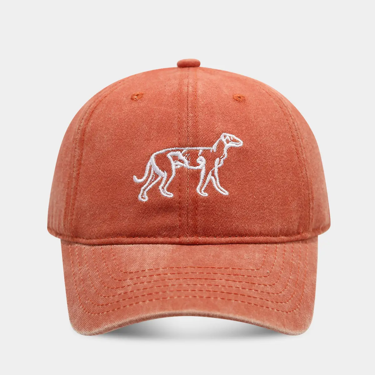 Women's Navy Blue Embroidered Baseball Cap - Image 3