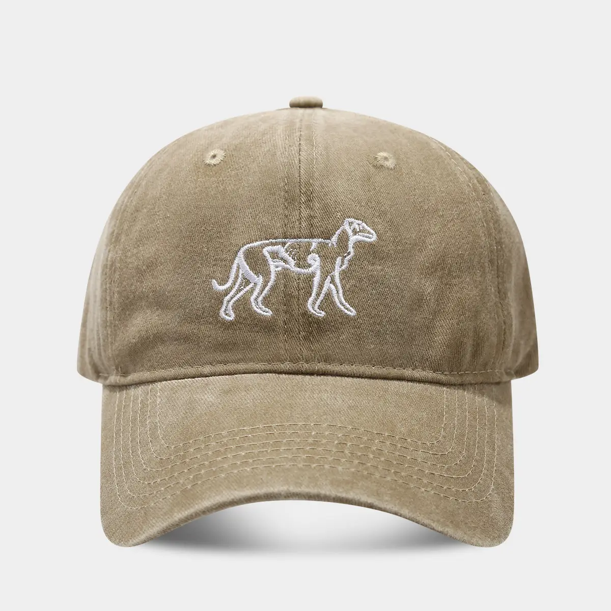Women's Navy Blue Embroidered Baseball Cap - Image 4