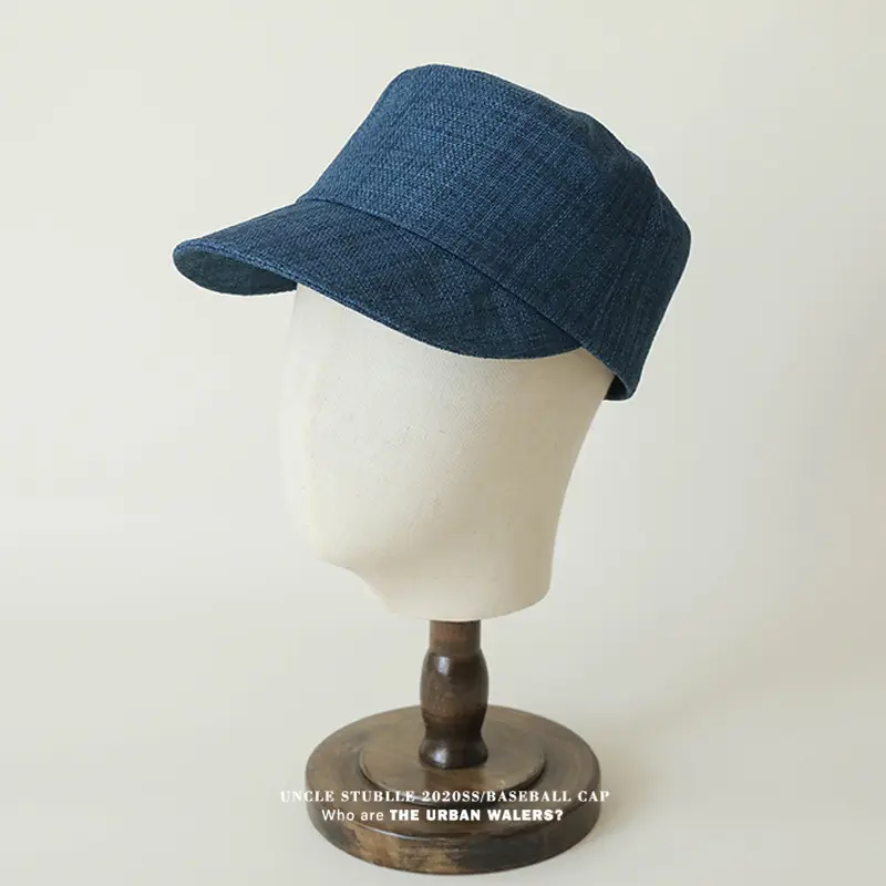 Vintage Linen Equestrian Cap Women Men Summer Lightweight Breathable — feature 8