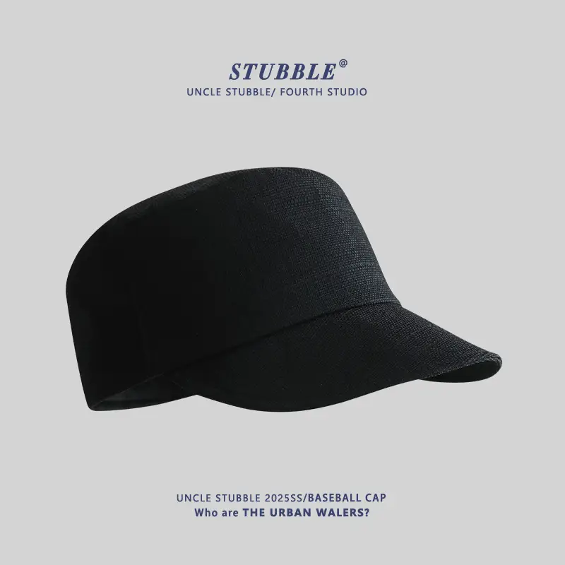 Vintage Linen Equestrian Cap Women Men Summer Lightweight Breathable - Image 5