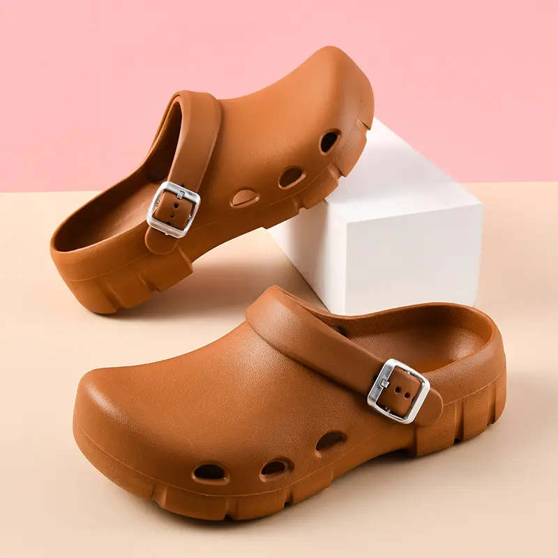Hole Shoes Women's Summer Non-slip Wear-resistant Camping Baotou Slippers Outer Wear EVA Hollow-out Breathable Non-stinky Feet Sandals - Image 7