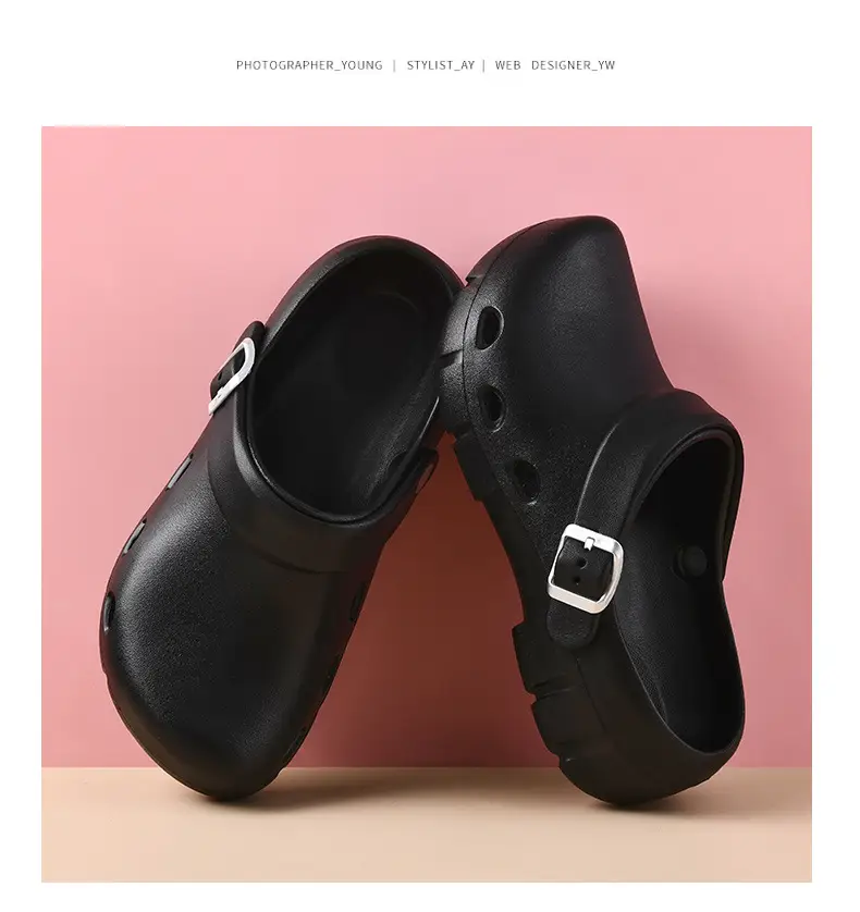 Hole Shoes Women's Summer Non-slip Wear-resistant Camping Baotou Slippers Outer Wear EVA Hollow-out Breathable Non-stinky Feet Sandals — feature 21