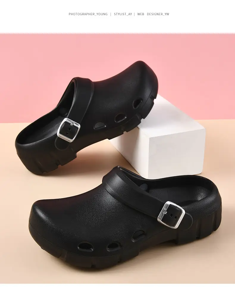 Hole Shoes Women's Summer Non-slip Wear-resistant Camping Baotou Slippers Outer Wear EVA Hollow-out Breathable Non-stinky Feet Sandals — feature 22