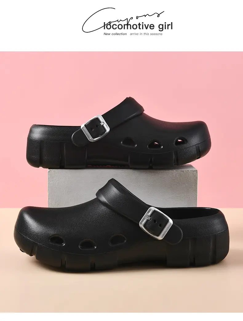 Hole Shoes Women's Summer Non-slip Wear-resistant Camping Baotou Slippers Outer Wear EVA Hollow-out Breathable Non-stinky Feet Sandals — feature 23