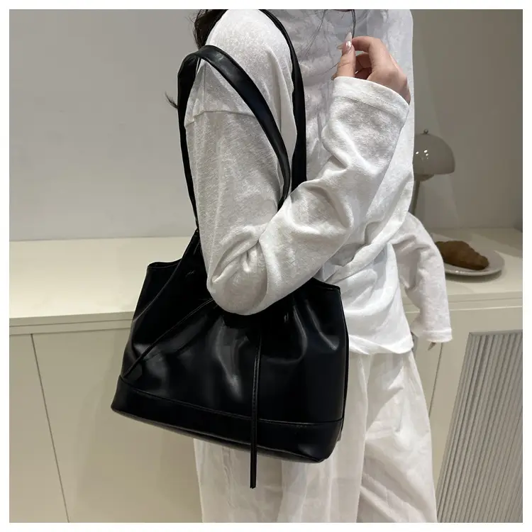 2025 Summer Women's Bow Shoulder Bags Black White Pink — feature 18