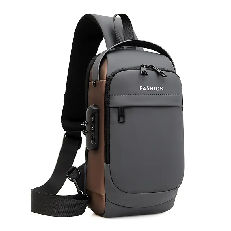 Men's Crossbody Chest Bag USB Charging Business Travel - Image 6