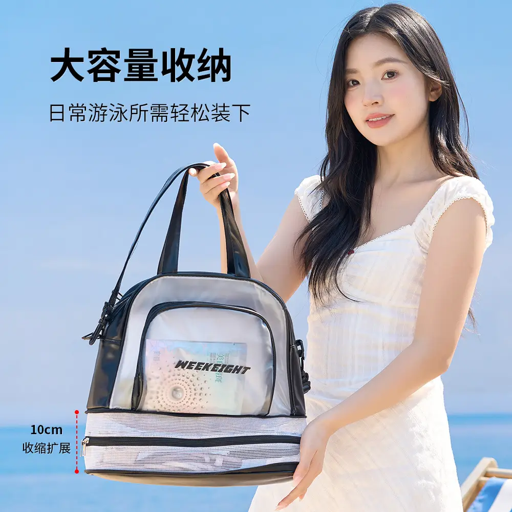 Clear Waterproof Gym Bag with Transparent Window - Image 11