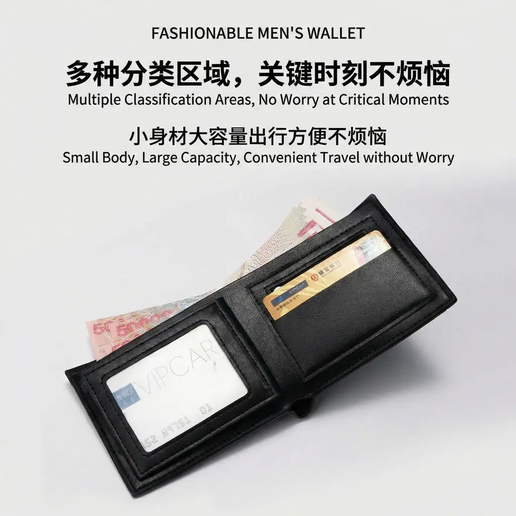 Men's Automatic Buckle Belt Wallet Gift Box — feature 11