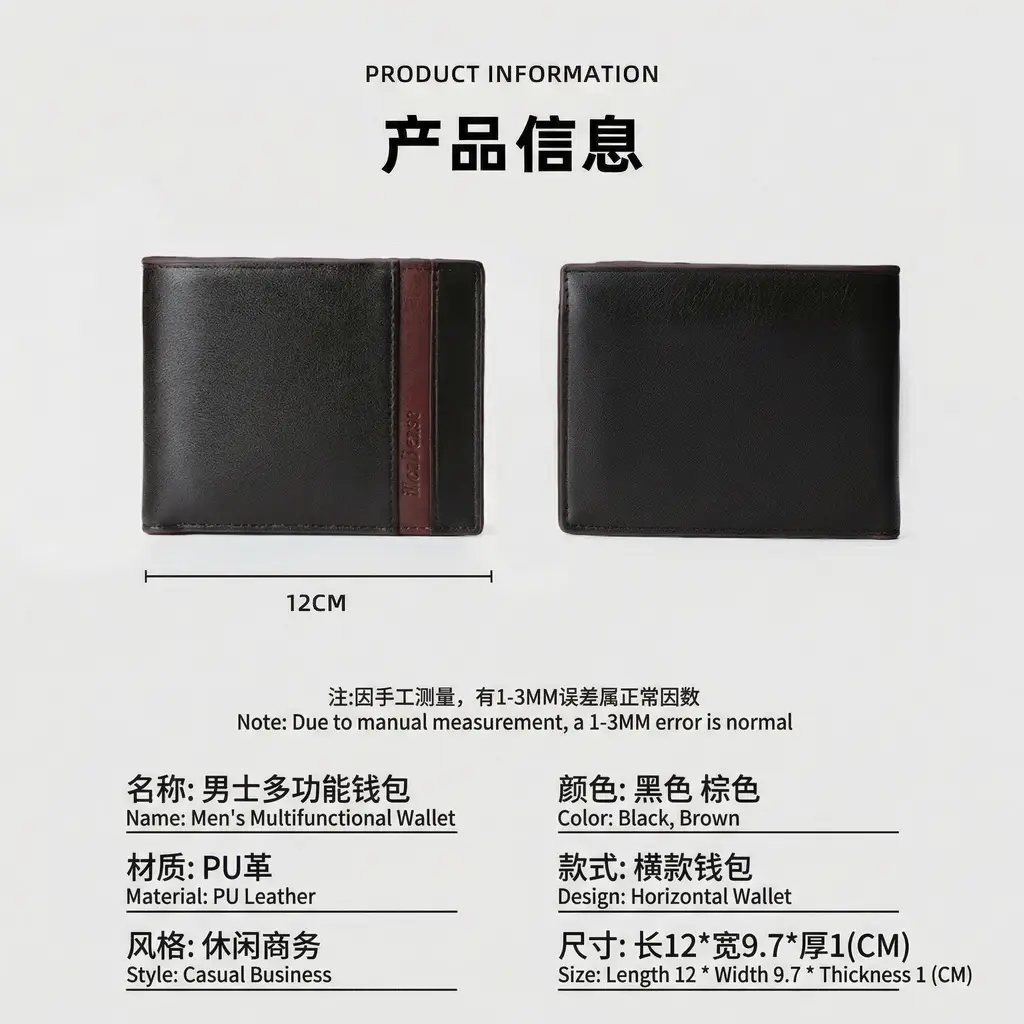 Men's Automatic Buckle Belt Wallet Gift Box — feature 13