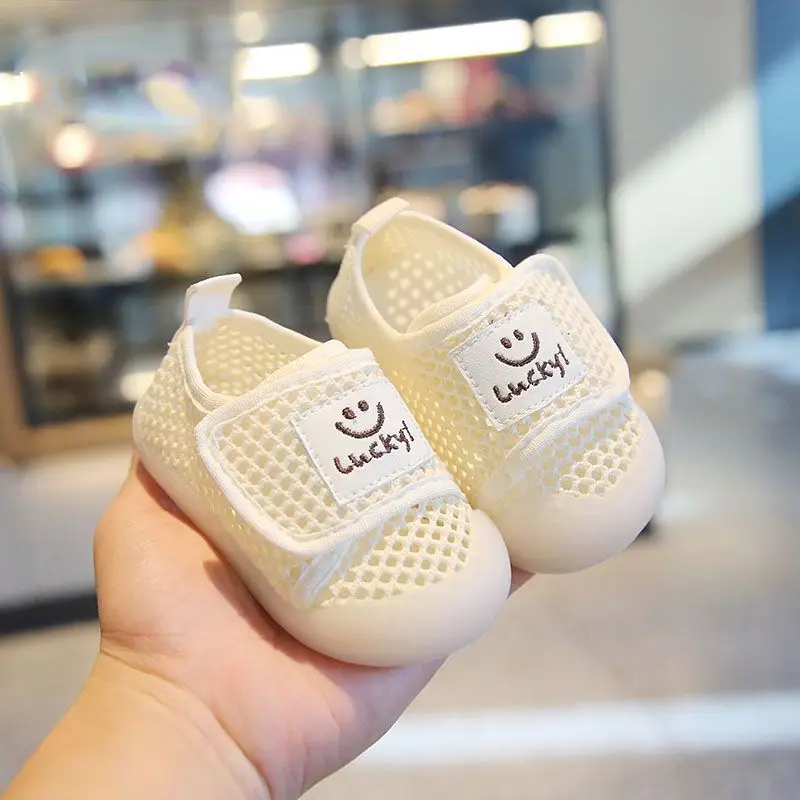 Summer Men's Baby Sandals Hollow Net Breathable Korean Children's Net Shoes 1-3 Years Old Baby Shoes Soft Sole Toddler Shoes - Image 5