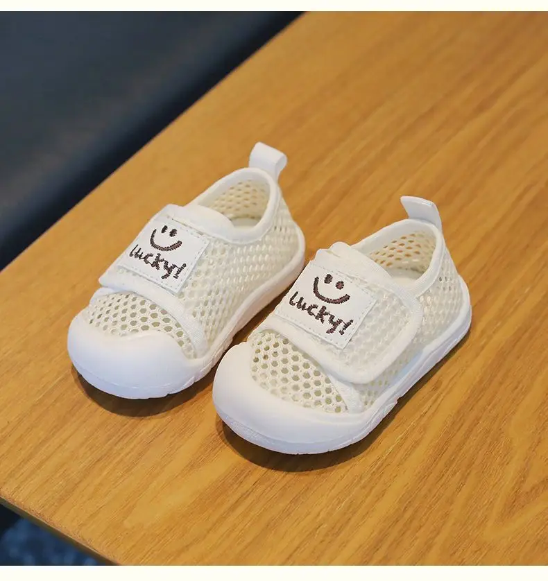 Summer Men's Baby Sandals Hollow Net Breathable Korean Children's Net Shoes 1-3 Years Old Baby Shoes Soft Sole Toddler Shoes — feature 10