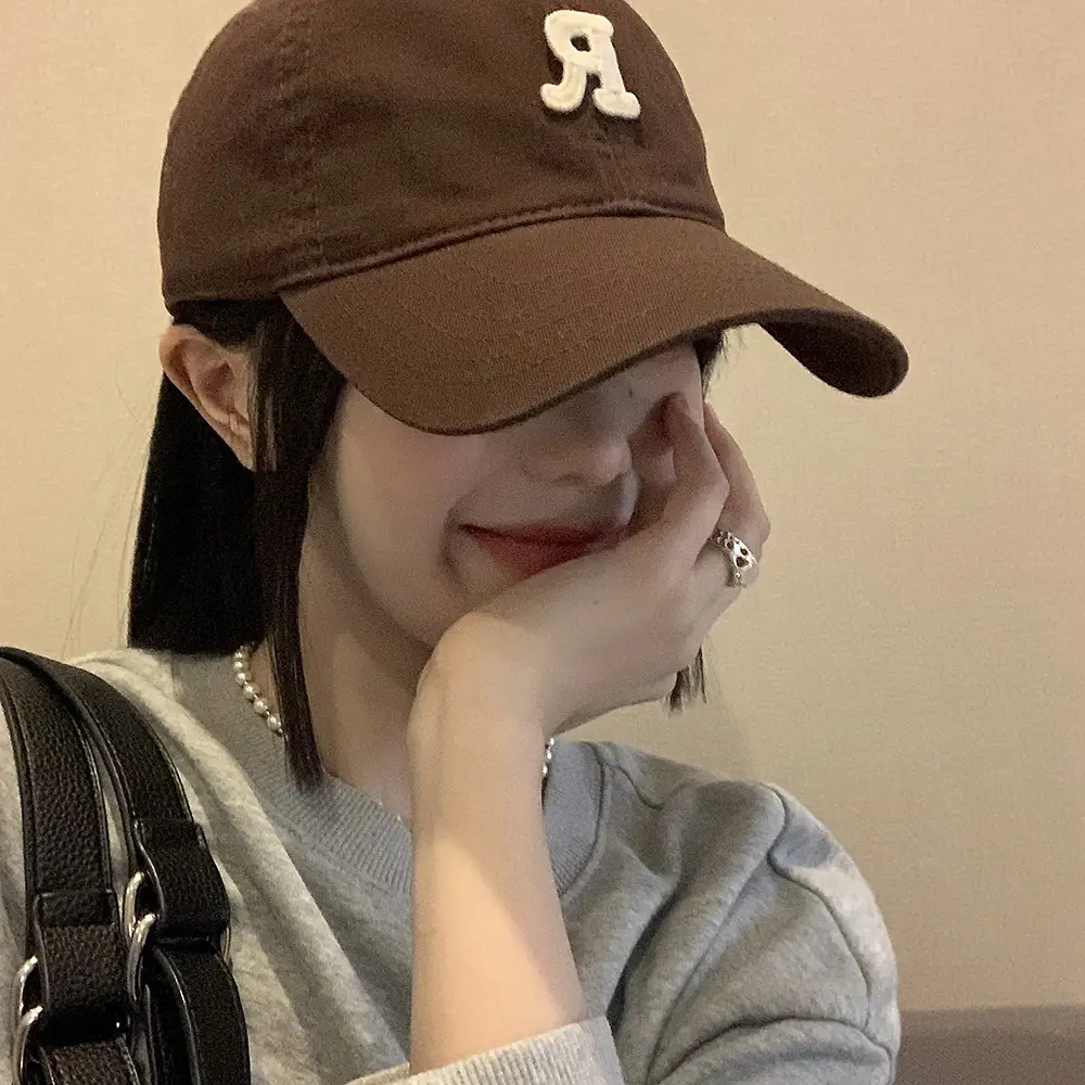 Green R Logo Baseball Cap for Women Men