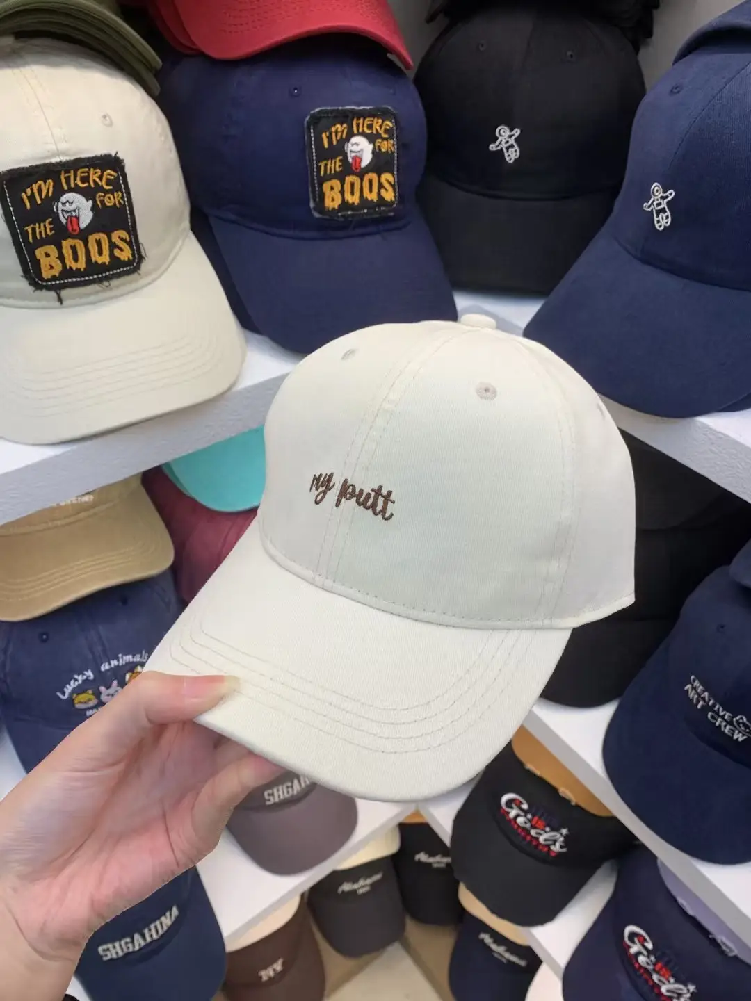 Green R Logo Baseball Cap for Women Men — feature 25
