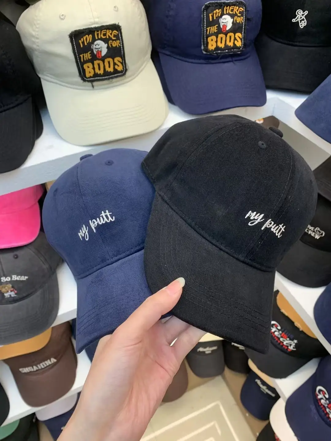 Green R Logo Baseball Cap for Women Men — feature 28