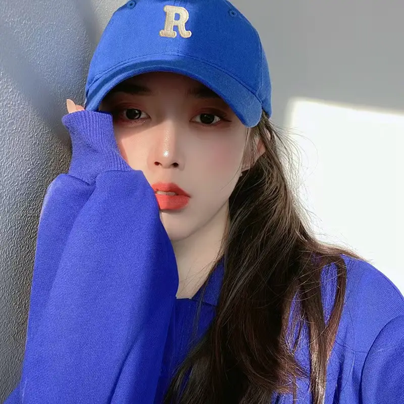 Green R Logo Baseball Cap for Women Men