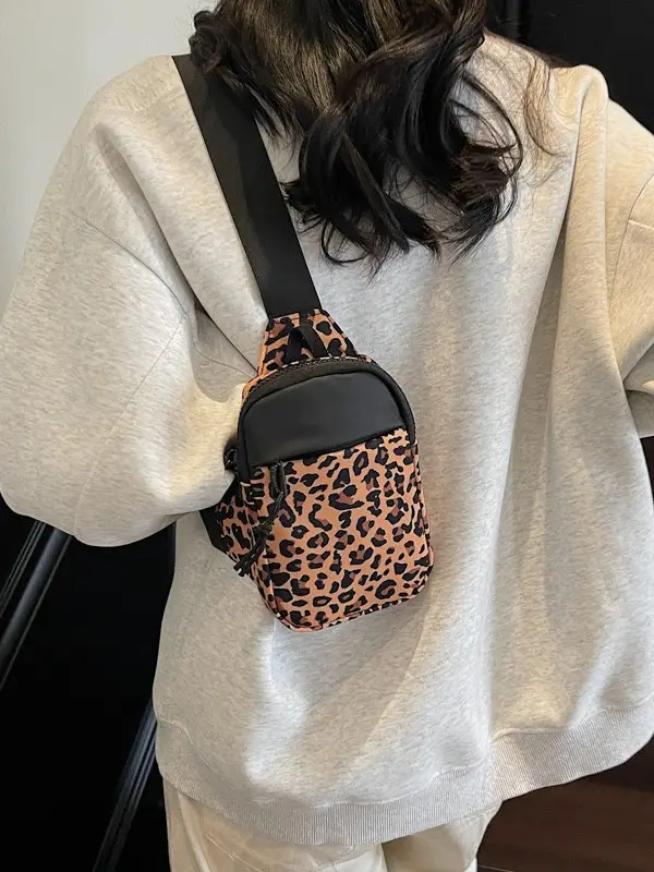 Women Crossbody Leopard Print Bag 2025 - Image 3