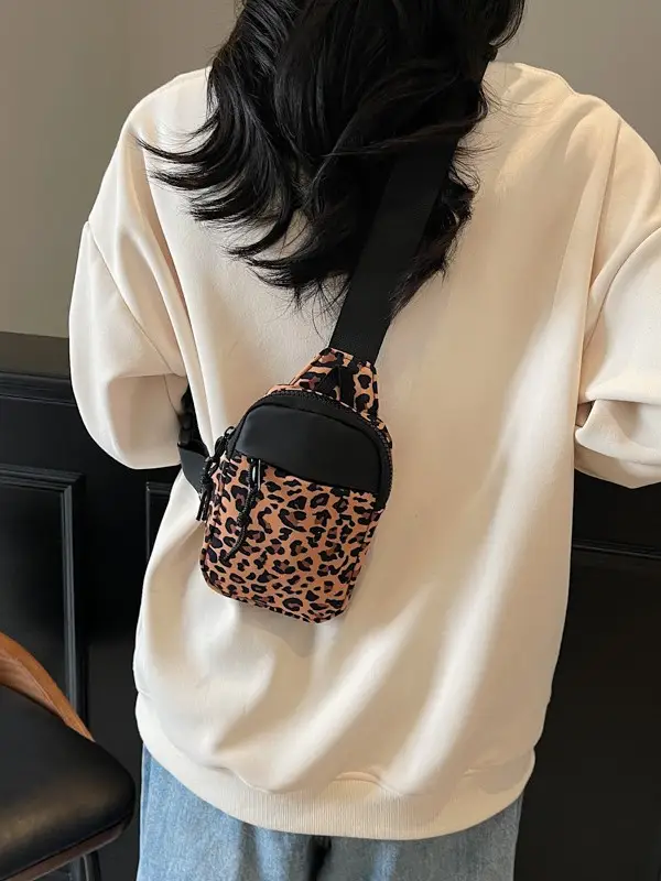 Women Crossbody Leopard Print Bag 2025 - Image 4