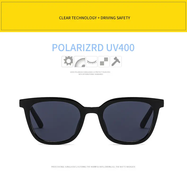 Women Sunglasses Black Anti-UV High End — feature 7