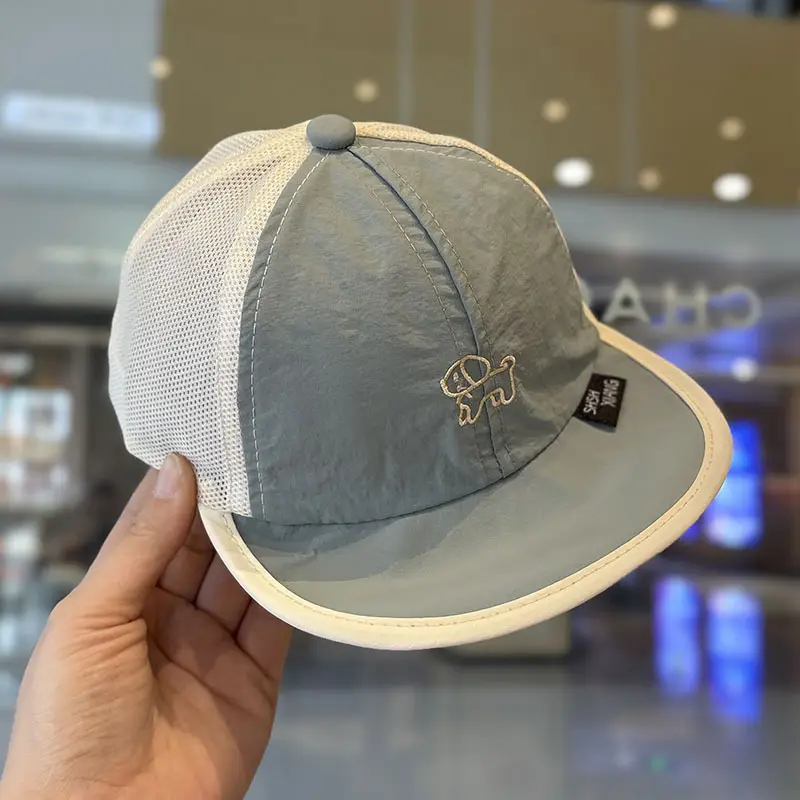 Baby Cap Sunscreen Mesh Breathable Beige — feature 10