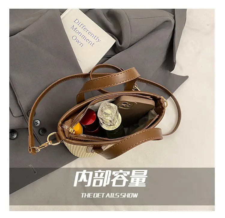 Women's Letter Bag with Glitter & Gold Plated Handles — feature 5