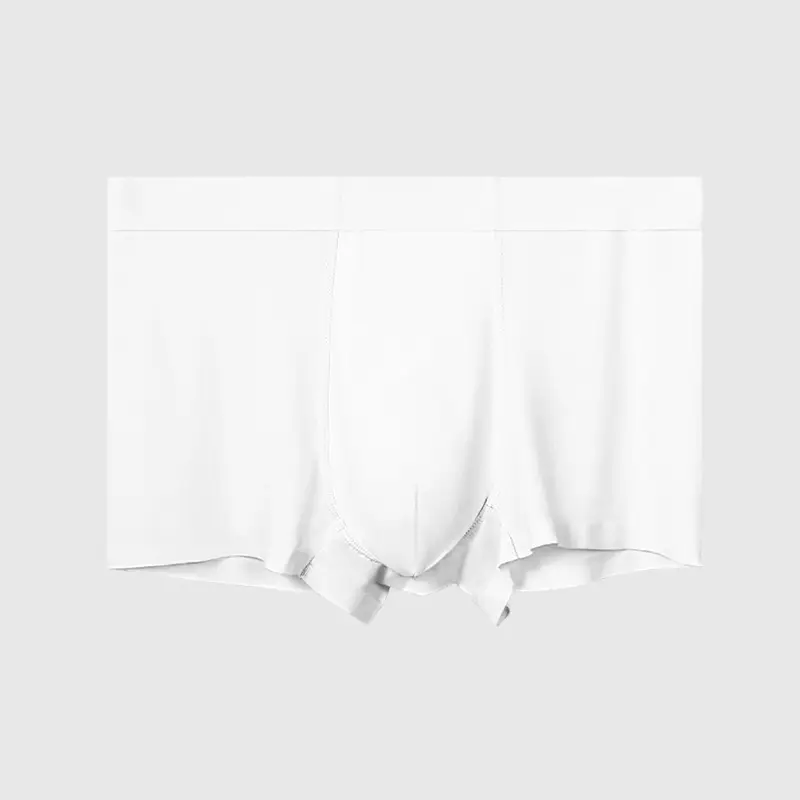 Men's Ice Silk Seamless Boxer Antimicrobial Summer Underwear - Image 2