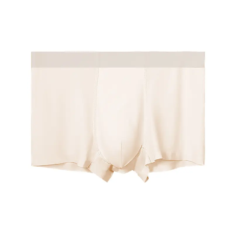 Men's Ice Silk Seamless Boxer Antimicrobial Summer Underwear - Image 8