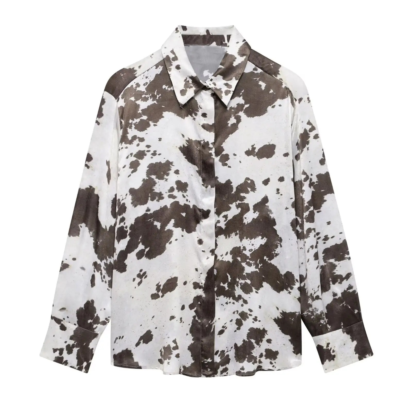 Women's Spring Animal Print Ankle Skirt Suit — feature 22