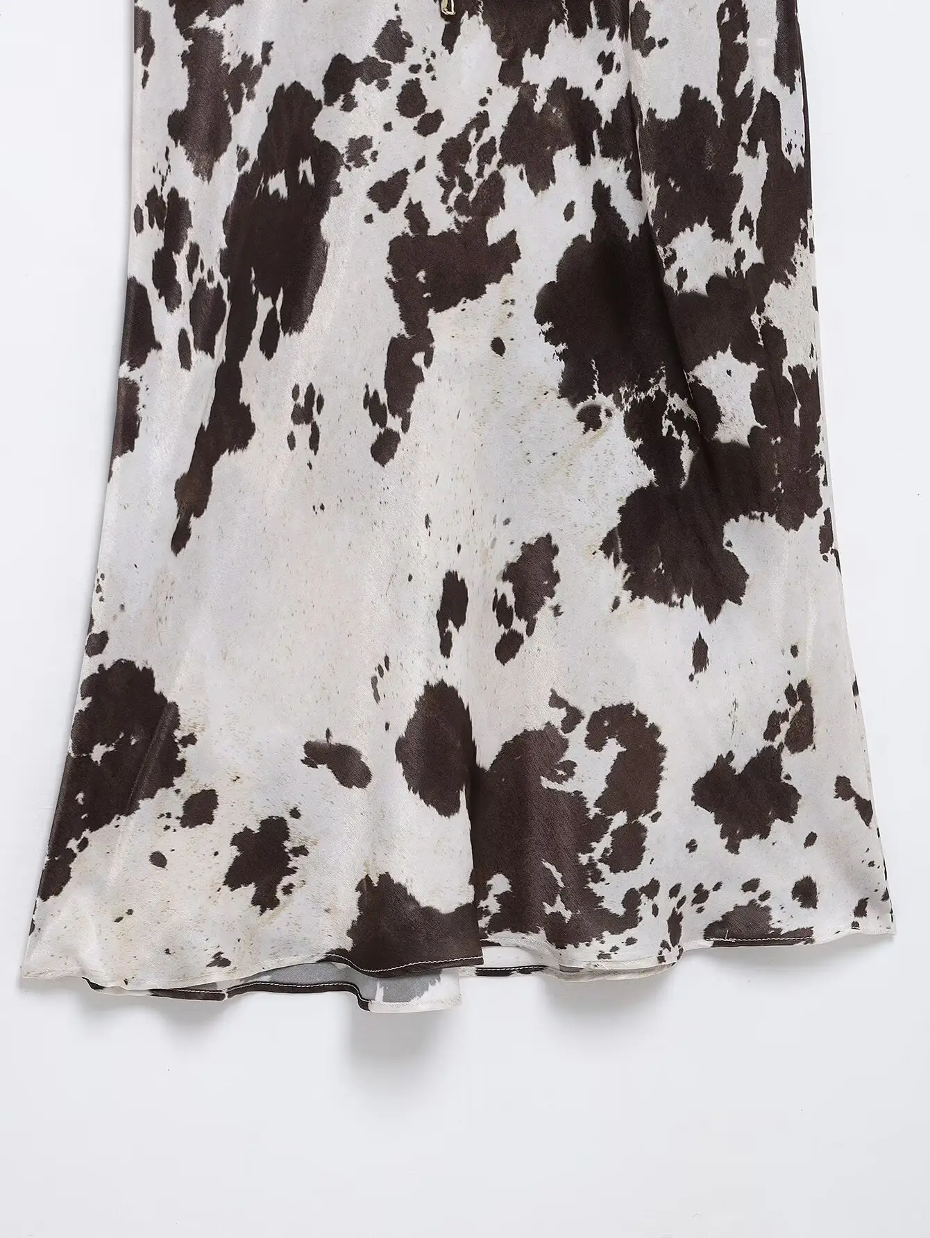 Women's Spring Animal Print Ankle Skirt Suit — feature 40