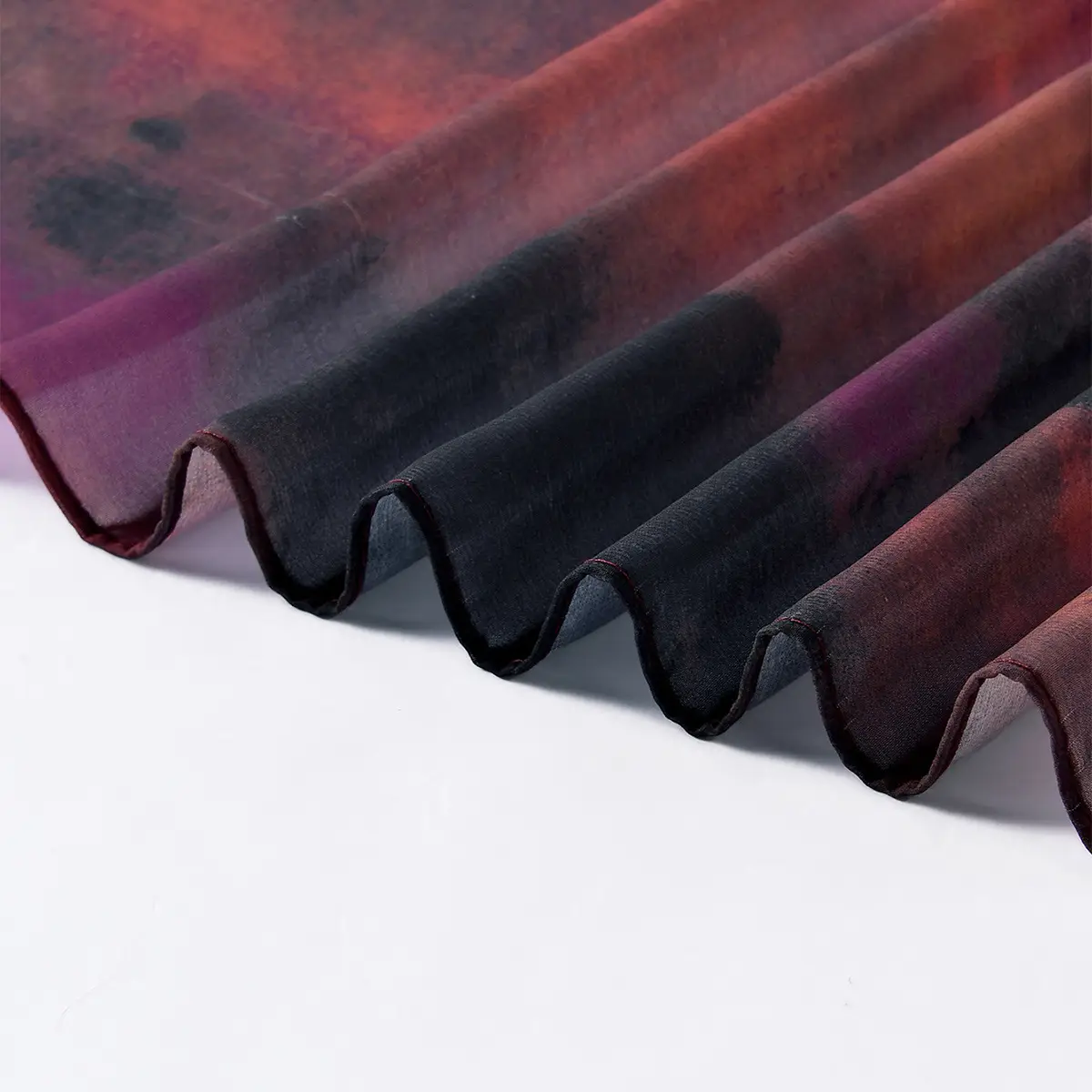 Cross-border Digital Printed Chiffon Scarf for Muslim Ladies - Image 5