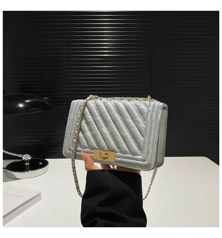 Pink Chain Crossbody Bag for Women 2025 Spring — feature 24